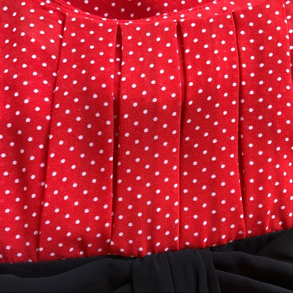 H&M Casual Dress pleats Polka Dot Print Size: 2 - Picture 8 of 12